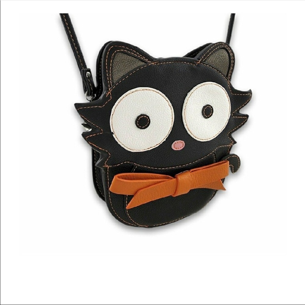 Brand New Adorable Black  CAT Crossbody Bag - Picture 2 of 4
